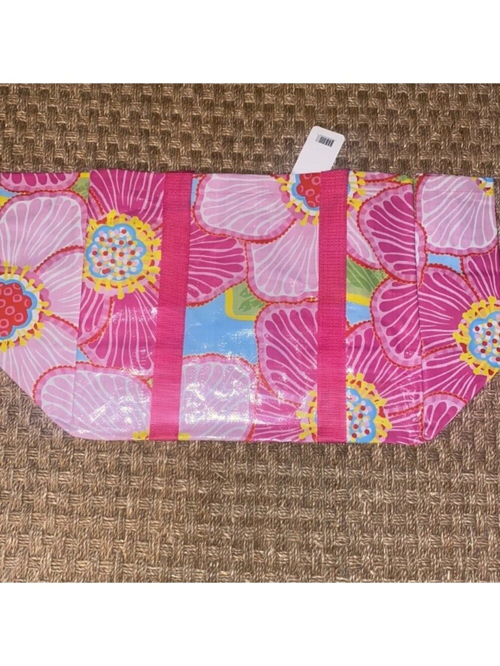 Tote Bag Pink Print